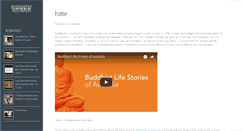 Desktop Screenshot of buddhismaustralia.org